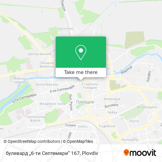 булевард „6-ти Септември“ 167 map