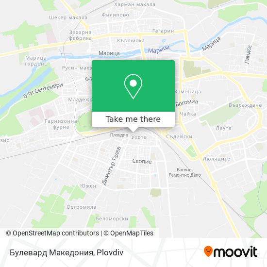 Булевард Македония map