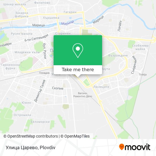 Улица Царево map