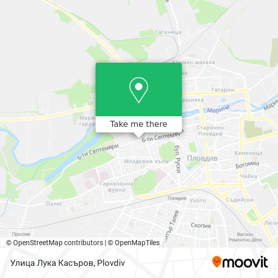 Улица Лука Касъров map