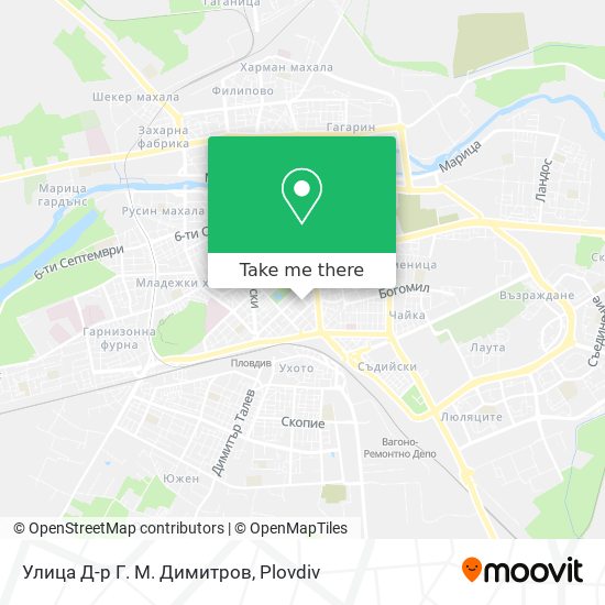 Улица Д-р Г. М. Димитров map
