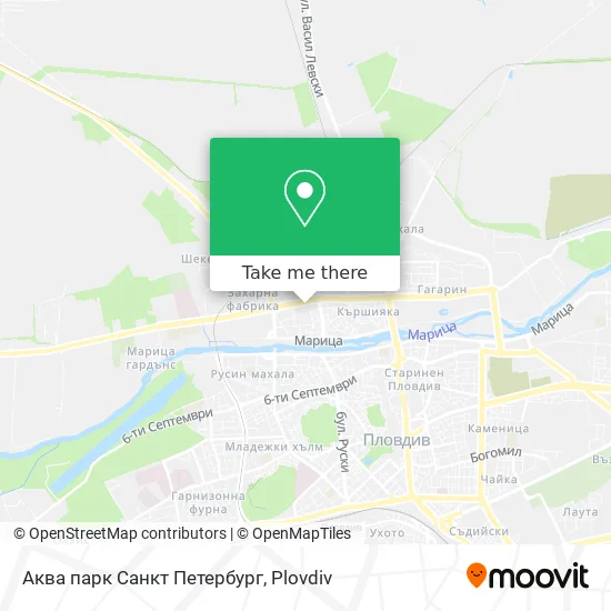 Карта Аква парк Санкт Петербург