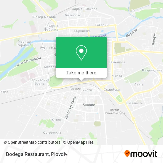 Карта Bodega Restaurant