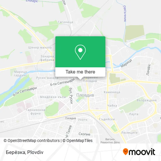 Карта Берëзка