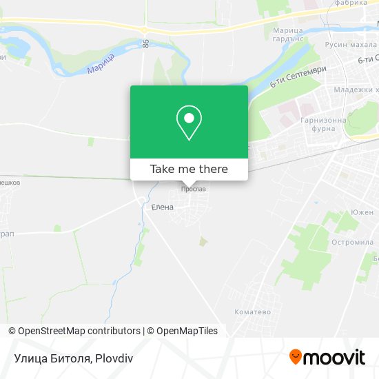 Улица Битоля map
