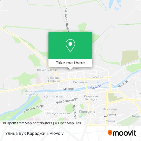 Улица Вук Караджич map
