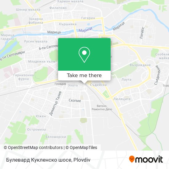 Булевард Кукленско шосе map