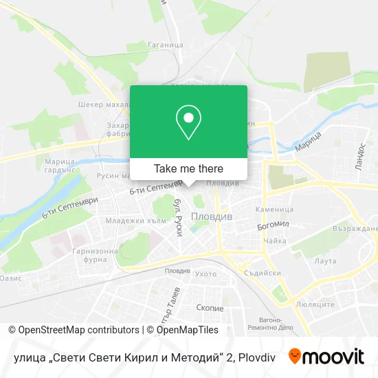 Карта улица „Свети Свети Кирил и Методий“ 2