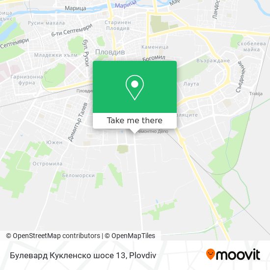 Булевард Кукленско шосе 13 map