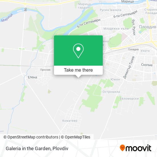 Galeria in the Garden map