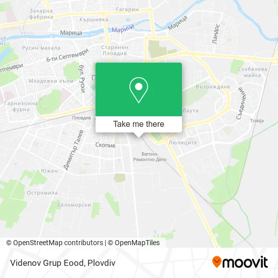 Карта Videnov Grup Eood