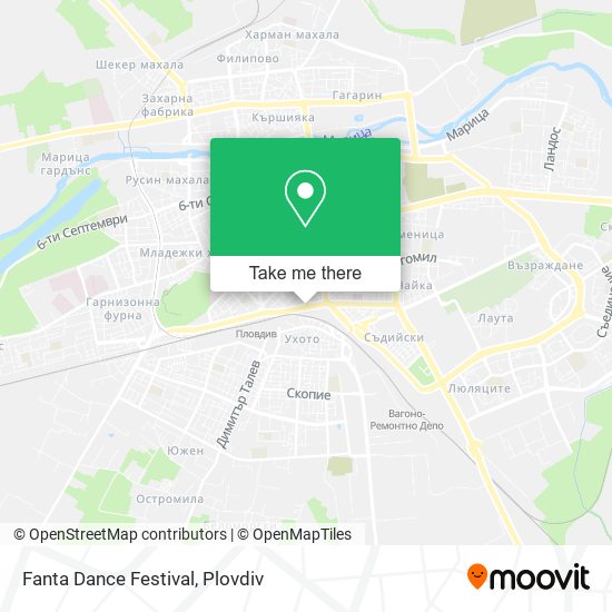 Fanta Dance Festival map