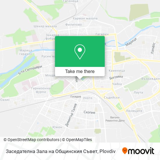 Заседателна Зала на Общинския Съвет map