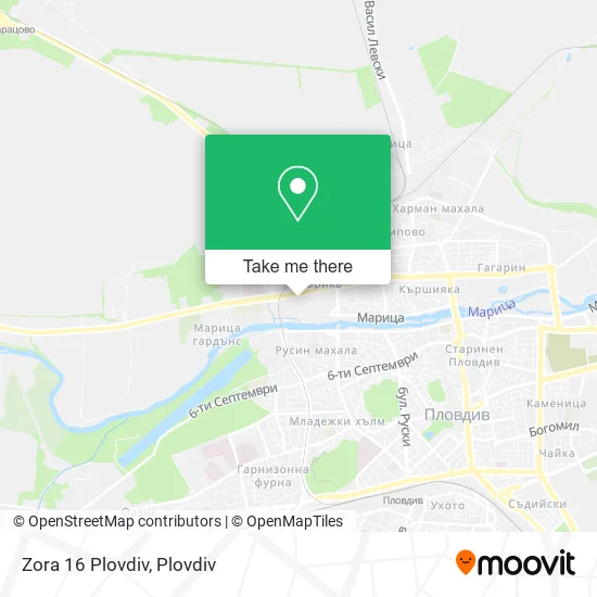 Карта Zora 16 Plovdiv