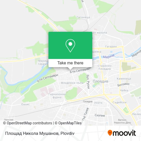 Карта Площад Никола Мушанов