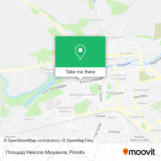 Карта Площад Никола Мушанов