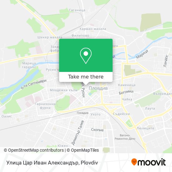 Улица Цар Иван Александър map