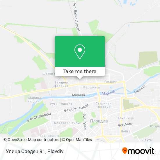 Улица Средец 91 map