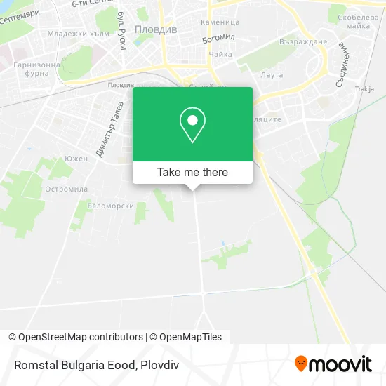 Карта Romstal Bulgaria Eood