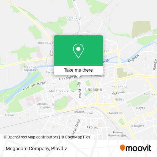 Карта Megacom Company