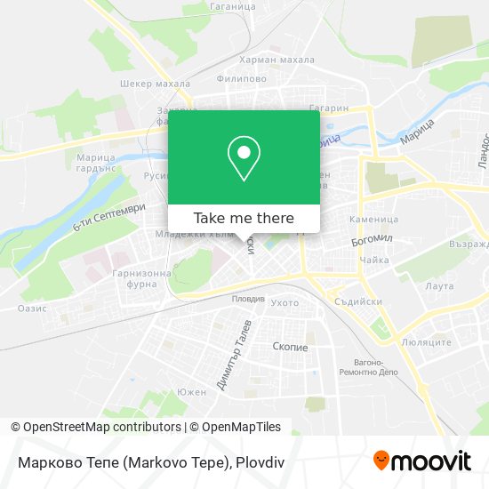 Марково Тепе (Markovo Tepe) map