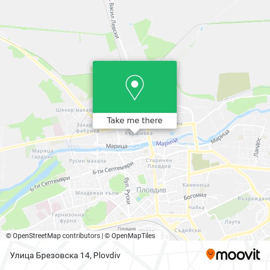 Улица Брезовска 14 map