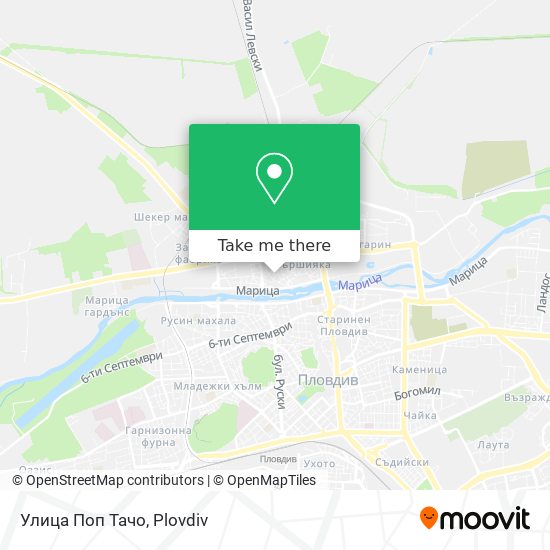 Улица Поп Тачо map