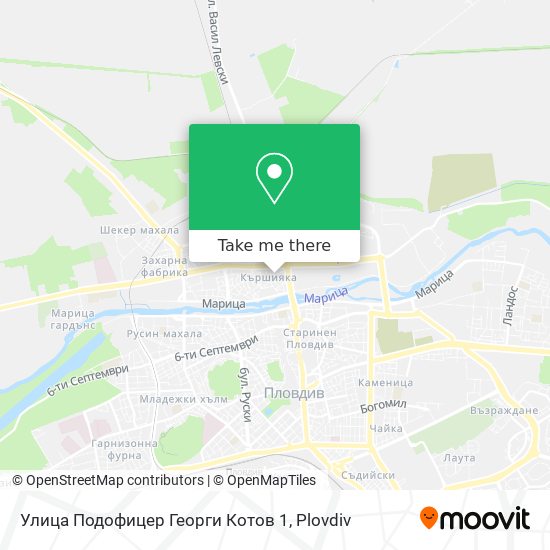Улица Подофицер Георги Котов 1 map