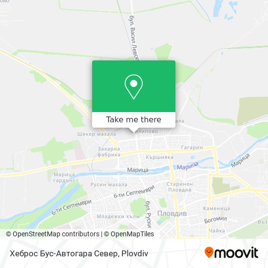 Хеброс Бус-Автогара Север map