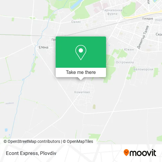 Карта Econt Express