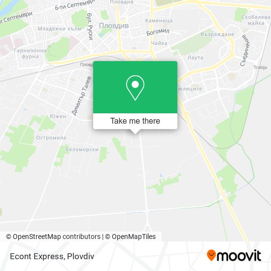 Карта Econt Express