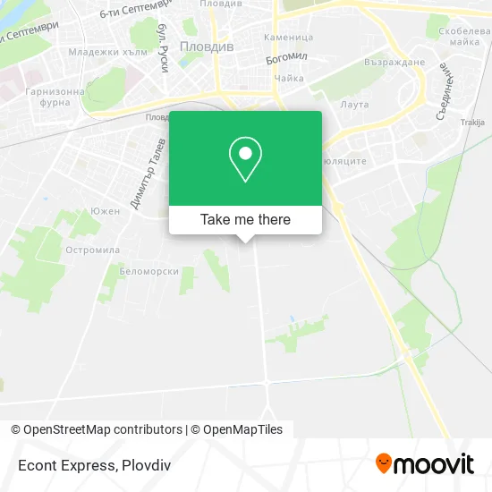 Карта Econt Express