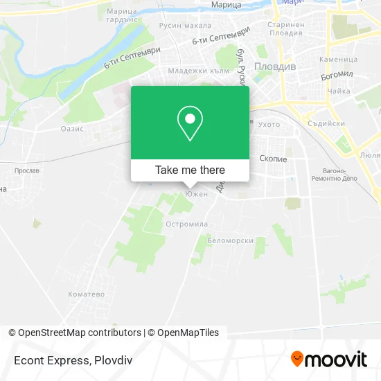 Карта Econt Express