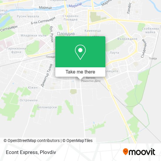 Карта Econt Express