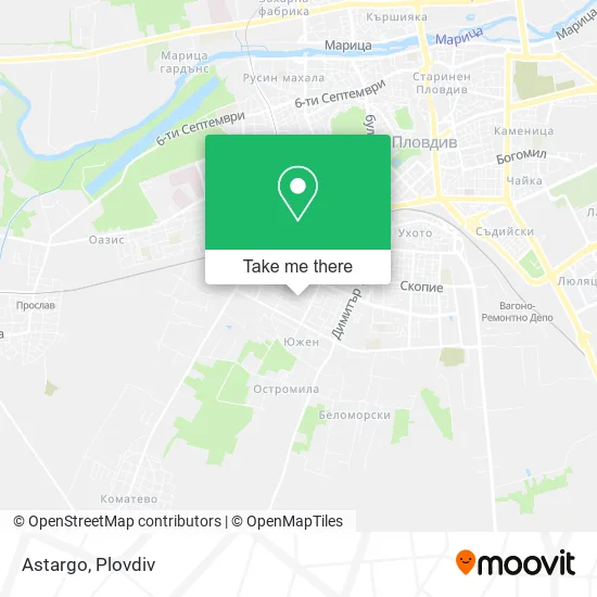 Карта Astargo