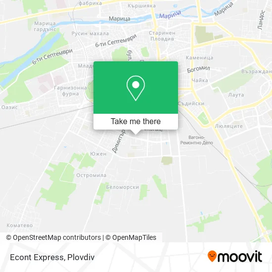 Карта Econt Express