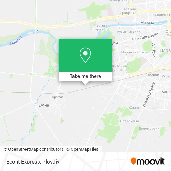 Карта Econt Express