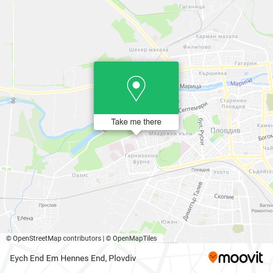 Eych End Em Hennes End map