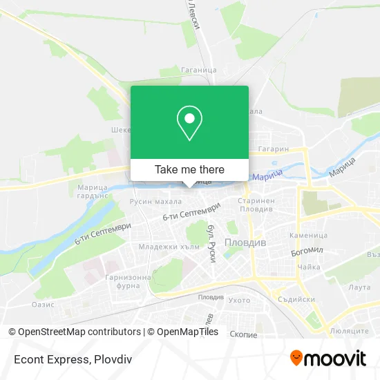 Карта Econt Express