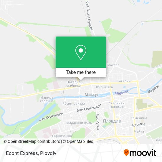 Карта Econt Express