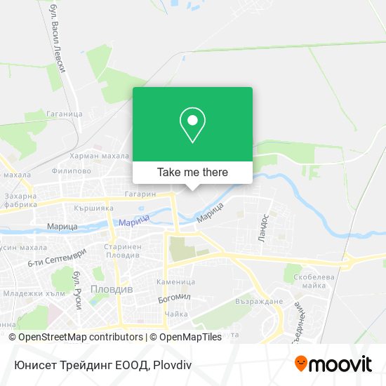 Юнисет Трейдинг ЕООД map