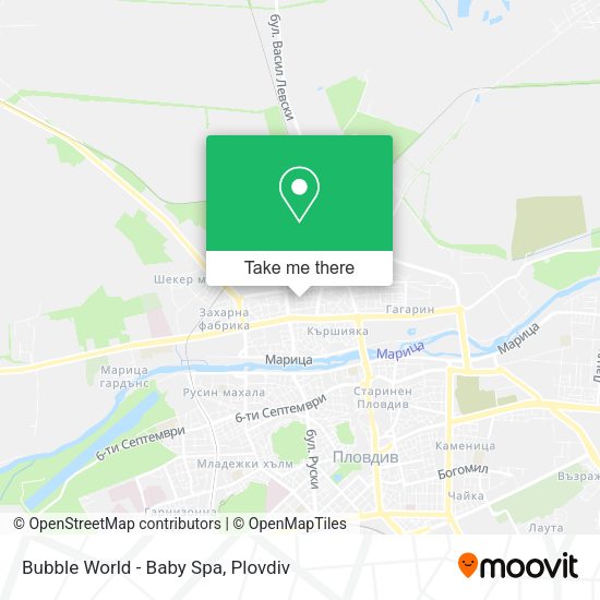 Карта Bubble World - Baby Spa