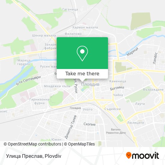 Улица Преслав map