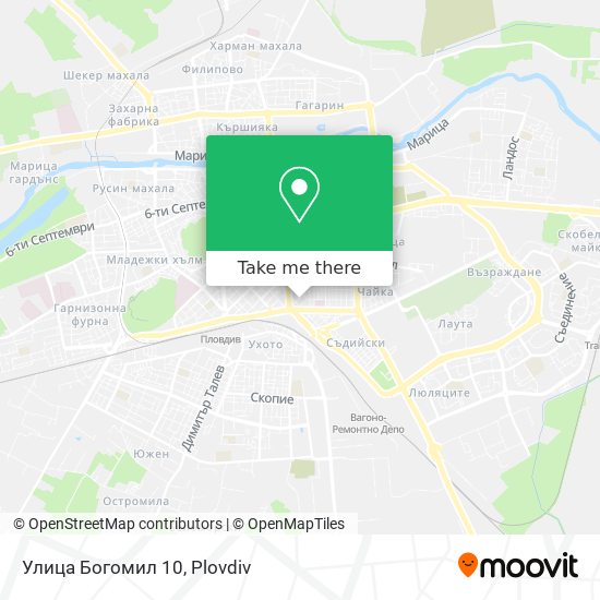 Улица Богомил 10 map