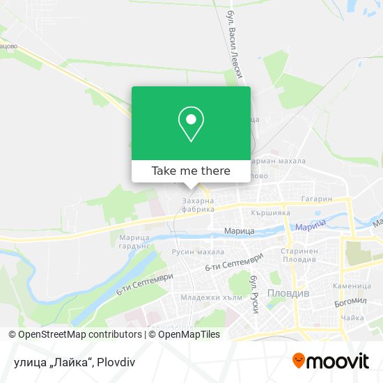 улица „Лайка“ map