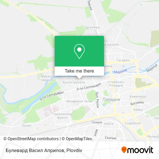Карта Булевард Васил Априлов