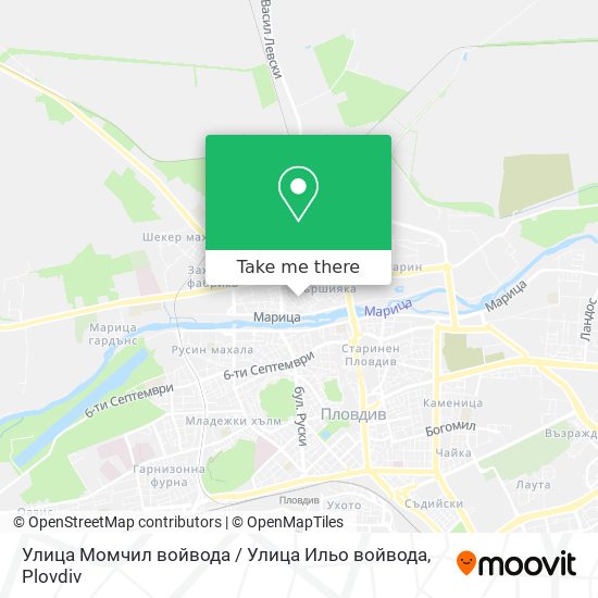Улица Момчил войвода / Улица Ильо войвода map