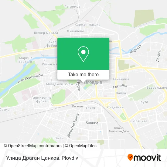 Улица Драган Цанков map