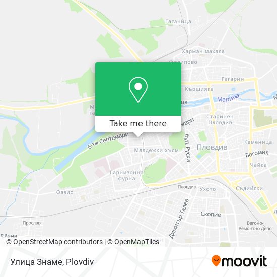Улица Знаме map