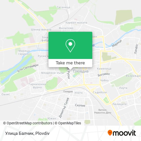 Улица Балчик map